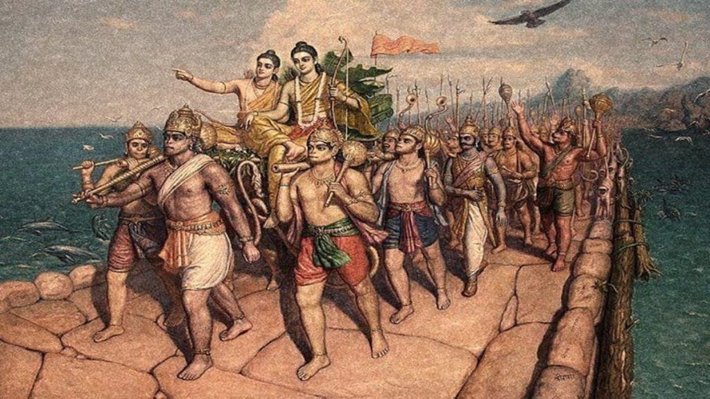 रामसेतु का निर्माण रामसेतु का निर्माण